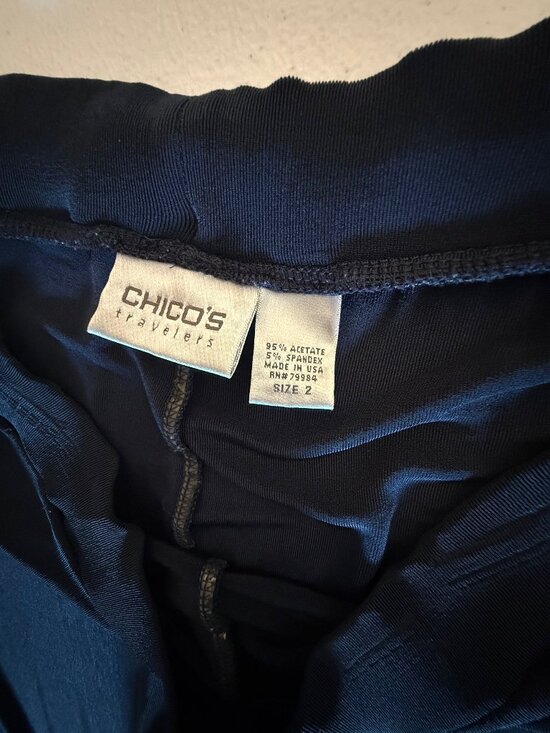 Travelers by Chico's Pants - Chico's Travelers, Navy Pants, Chico's Size 2